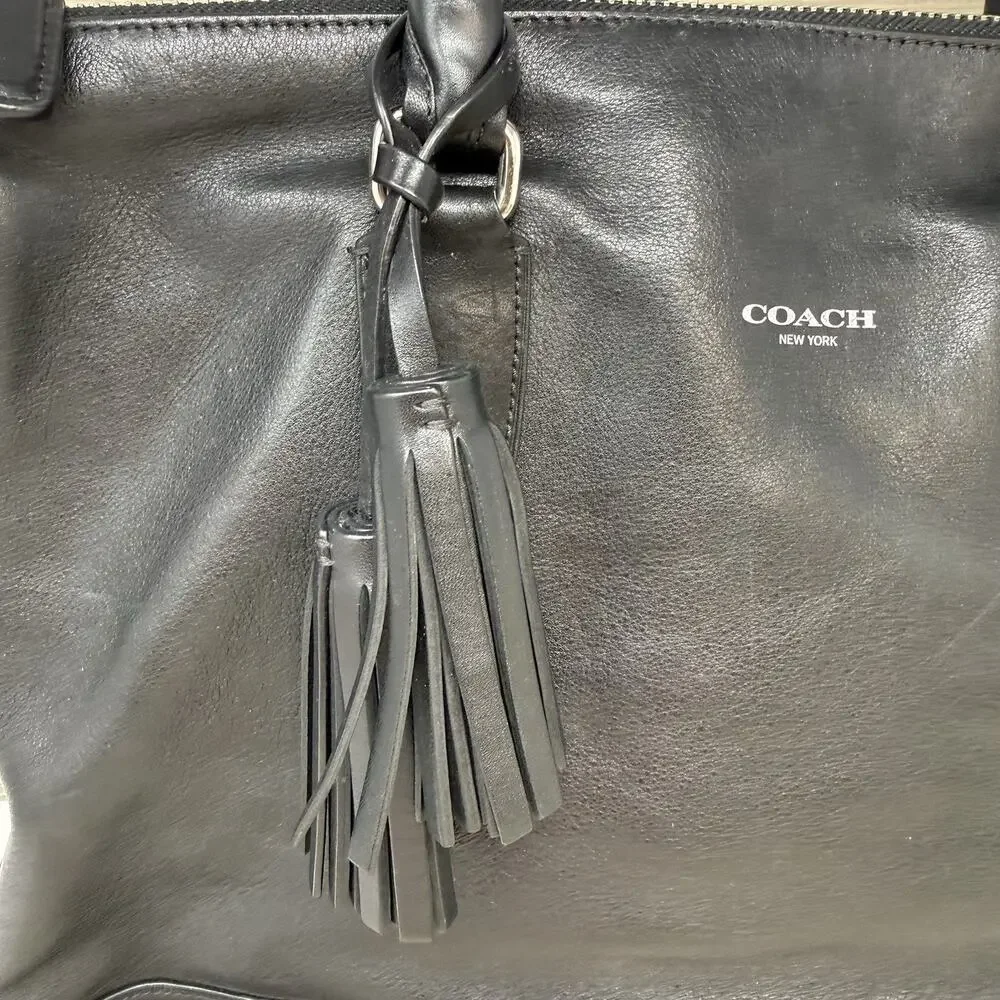 Coach Legacy Rory 19892 Black Leather Satchel Purse Shoulder Bag